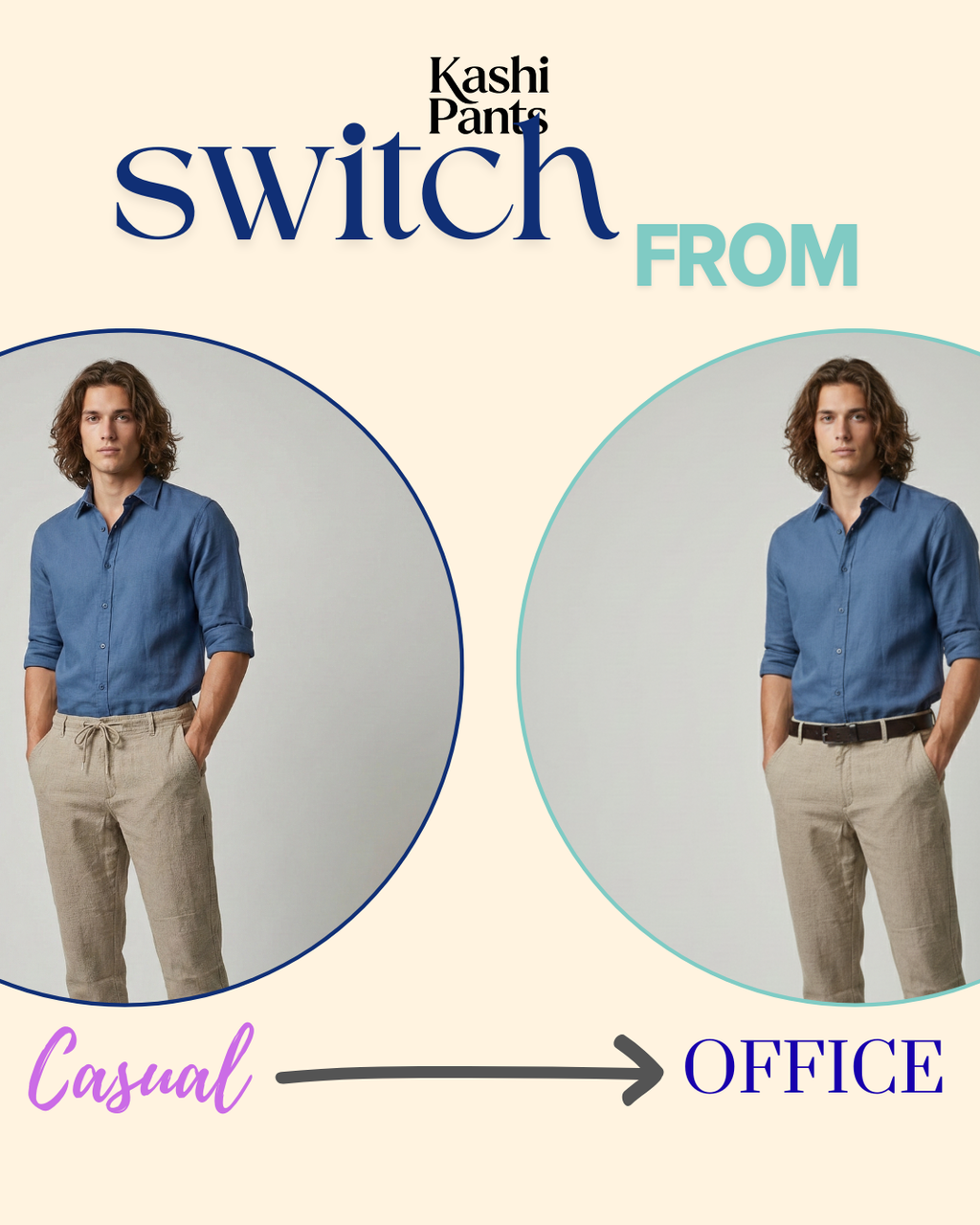 KAASHI Pants - Beige