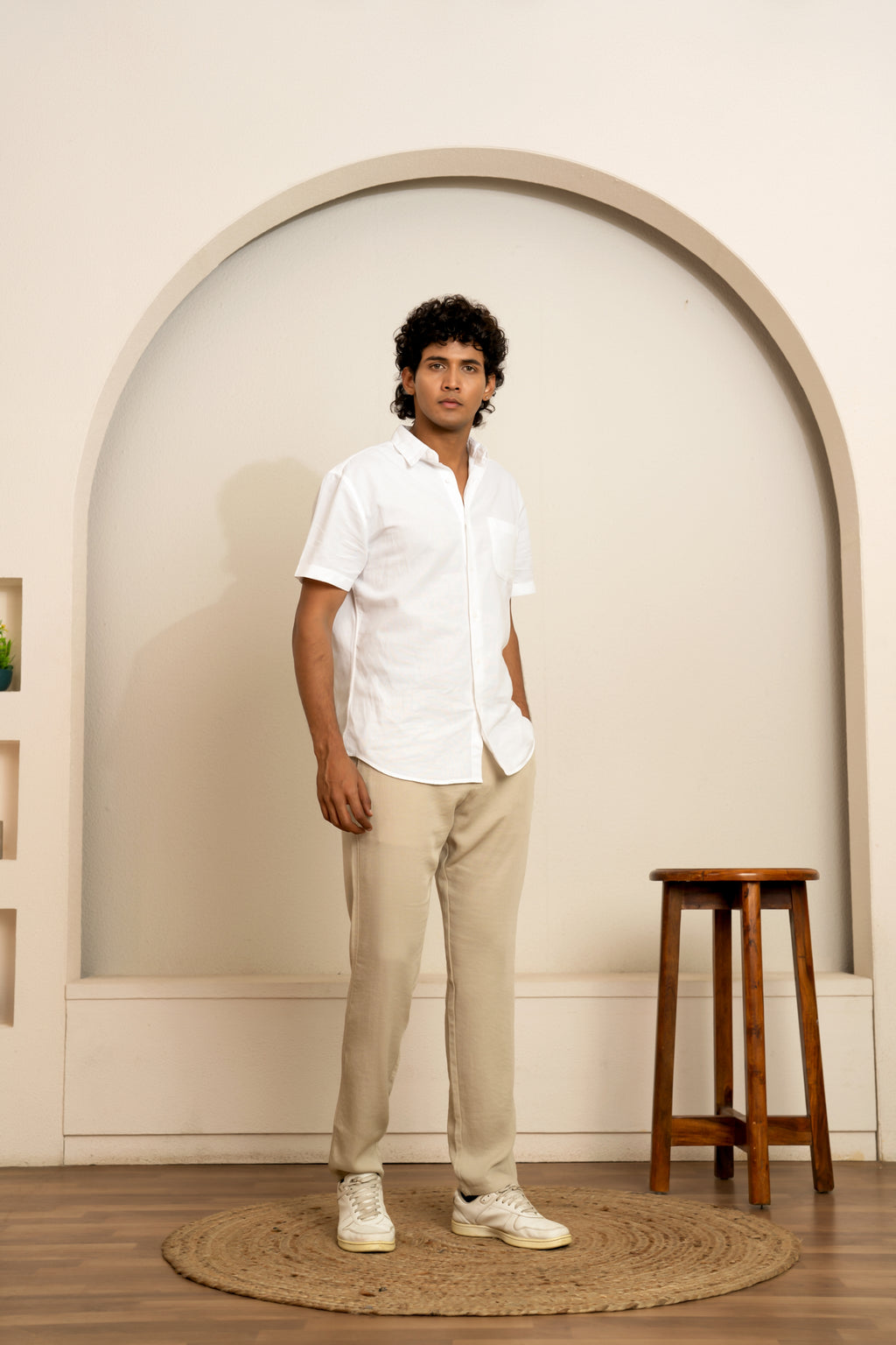 PRAYAG I Trousers - Beige