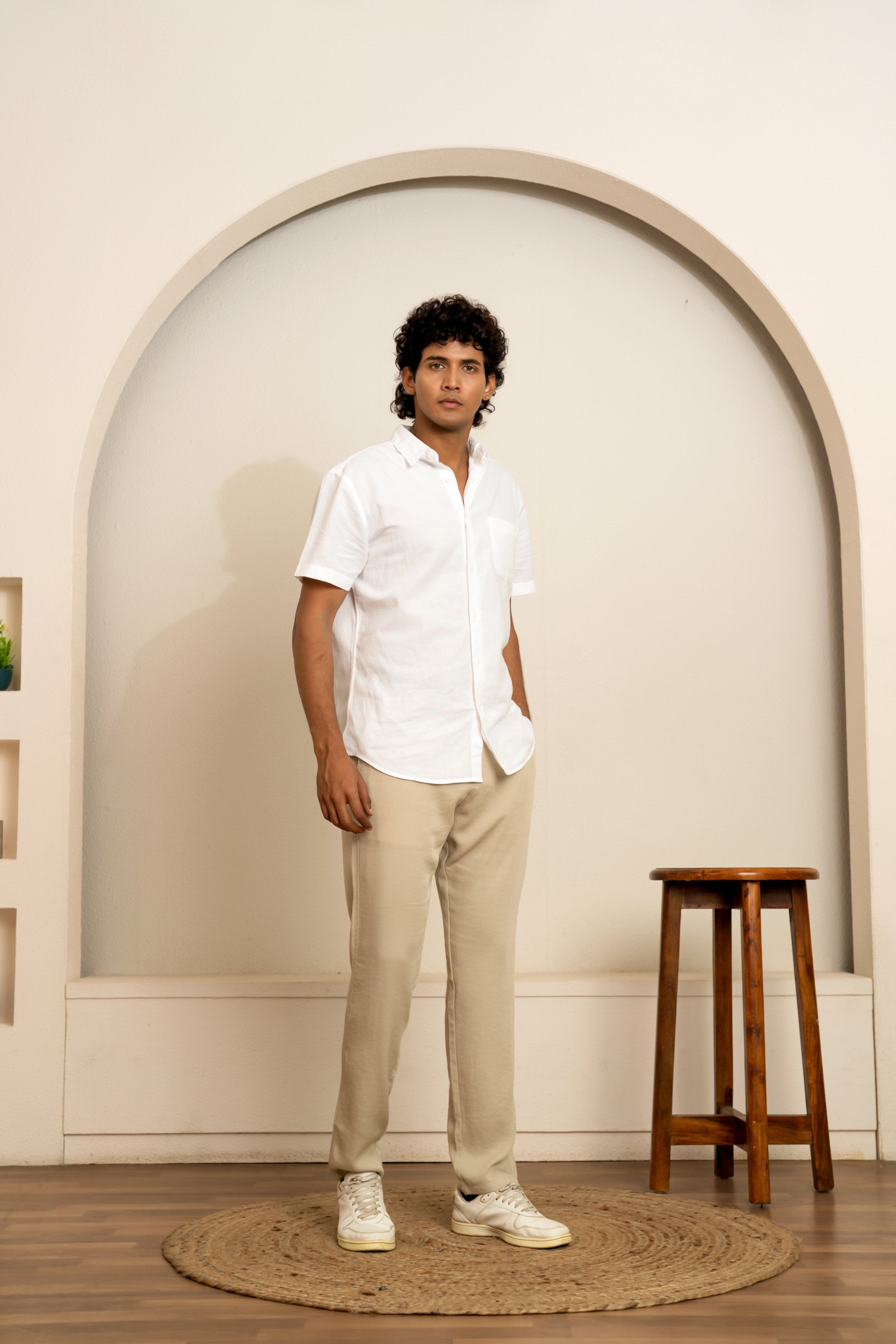 PRAYAG I Trousers - Beige
