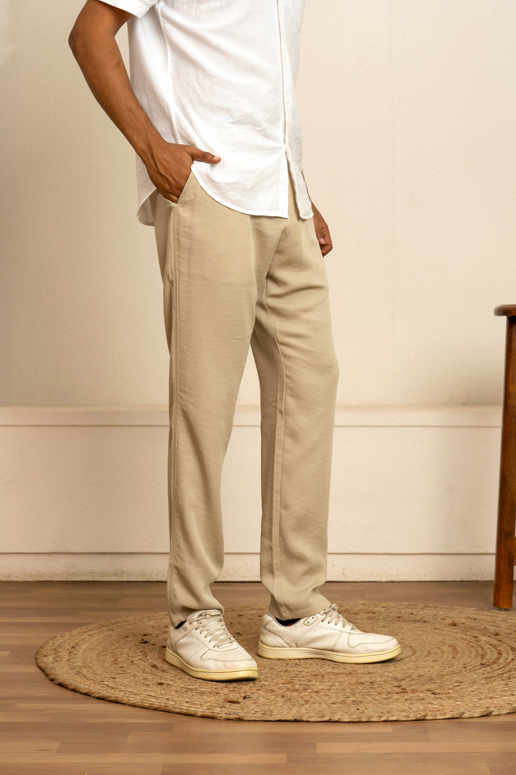 PRAYAG I Trousers - Beige
