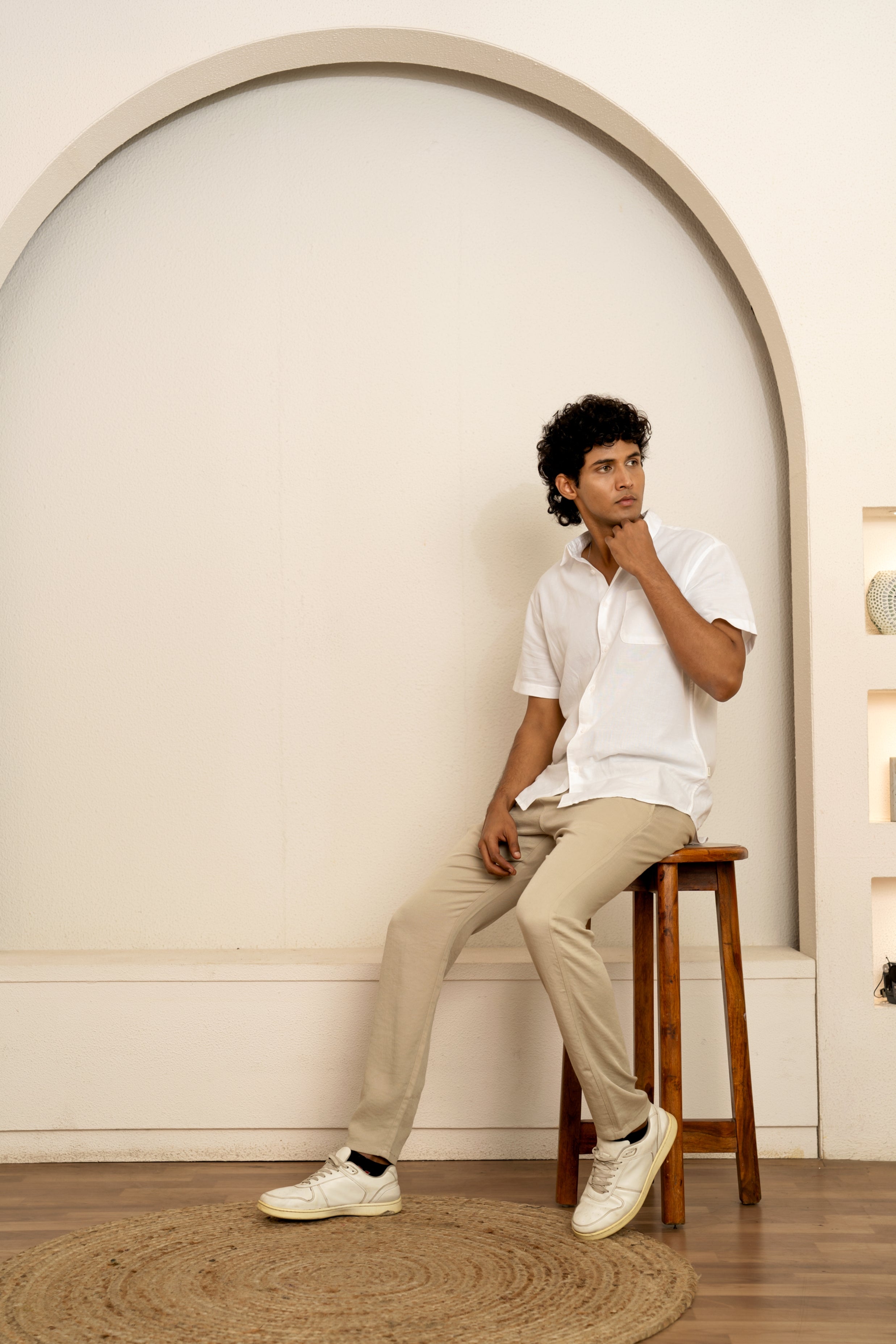 PRAYAG I Trousers - Beige