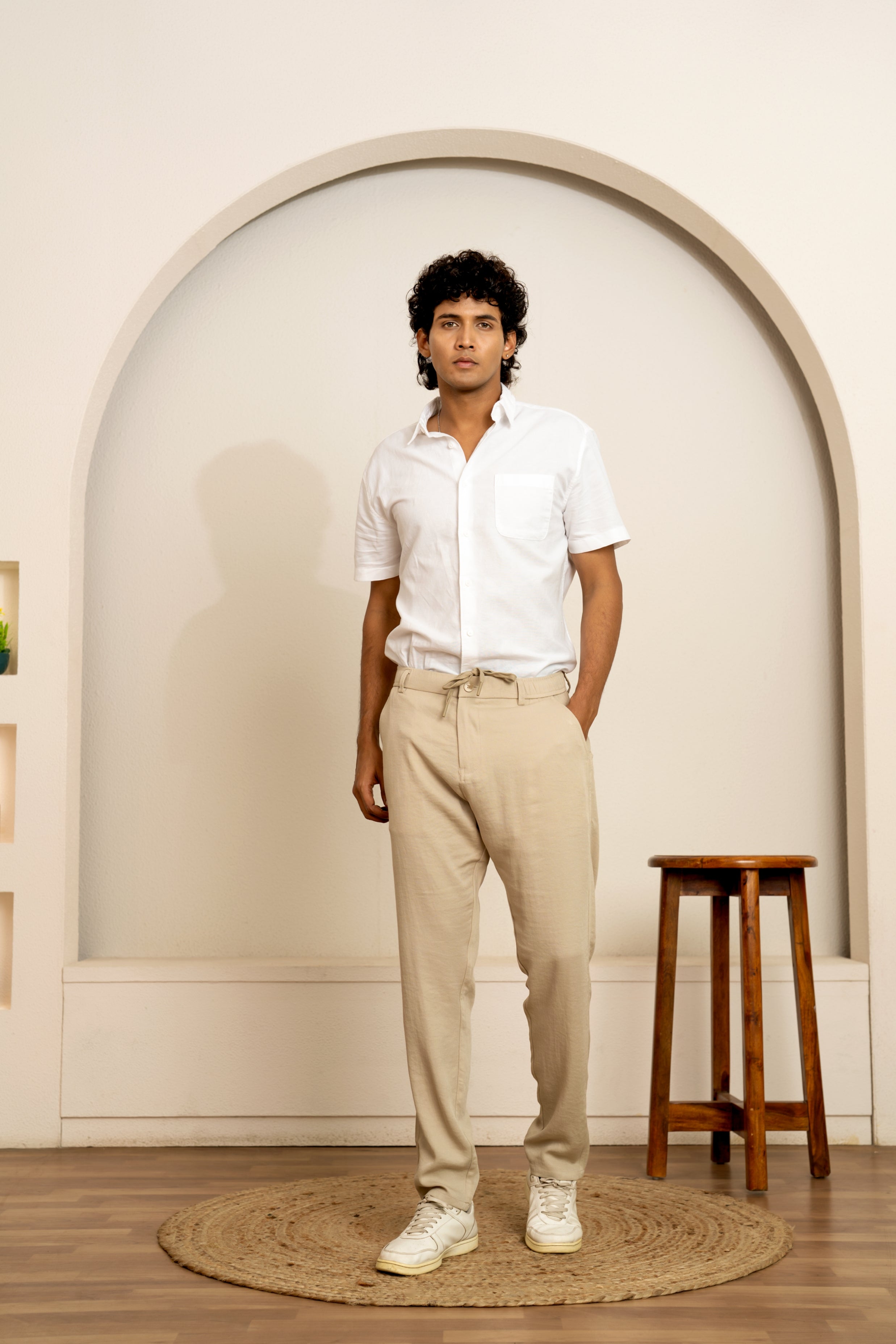 PRAYAG I Trousers - Beige