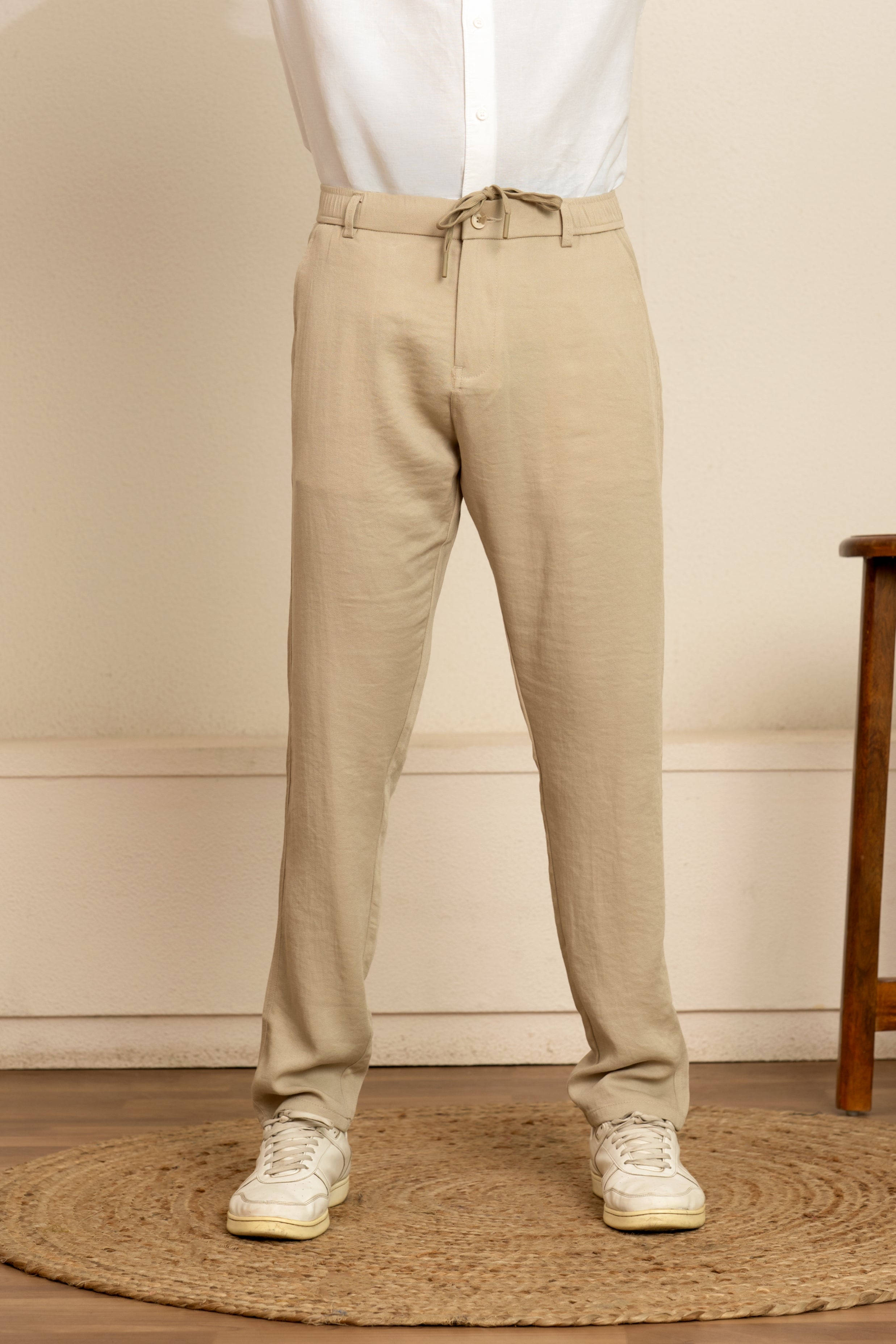 PRAYAG I Trousers - Beige