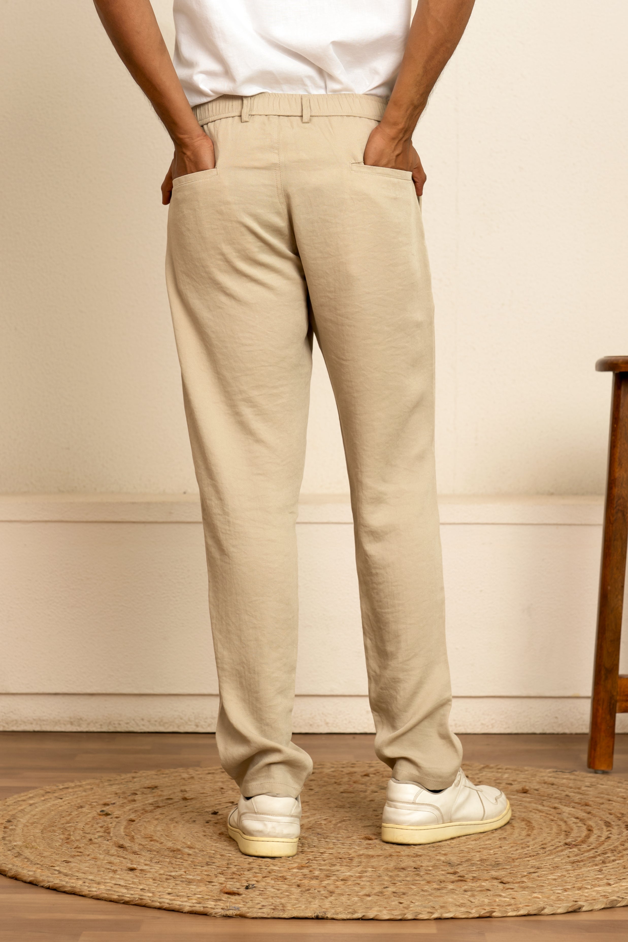 PRAYAG I Trousers - Beige