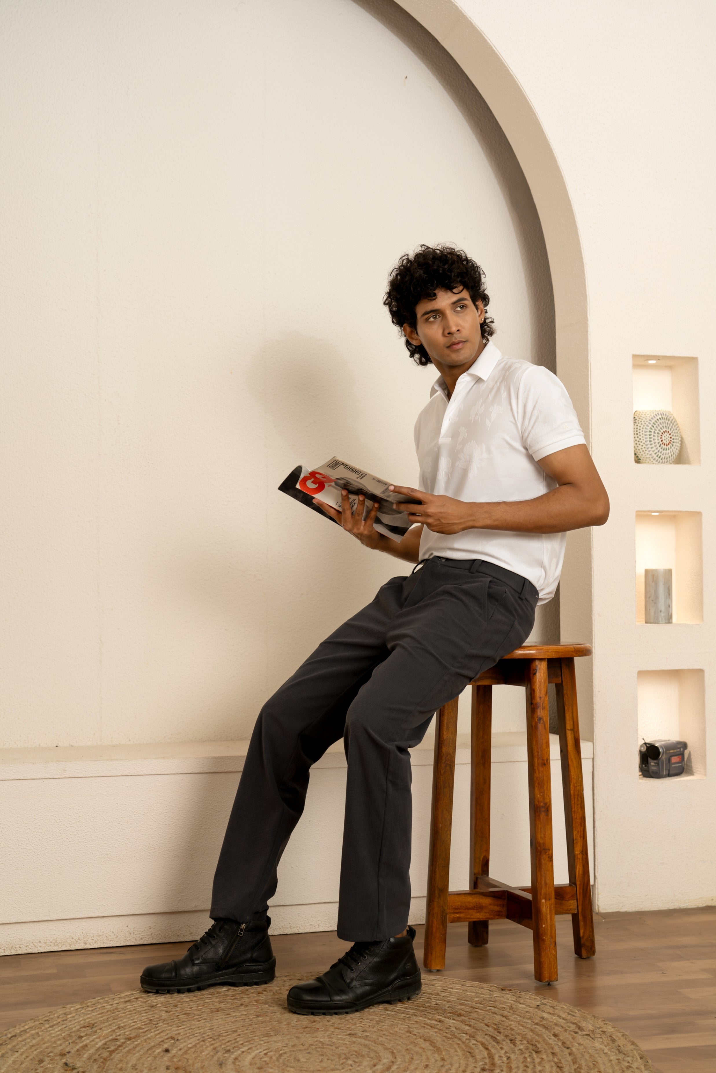 PRAYAG II Trousers - Black