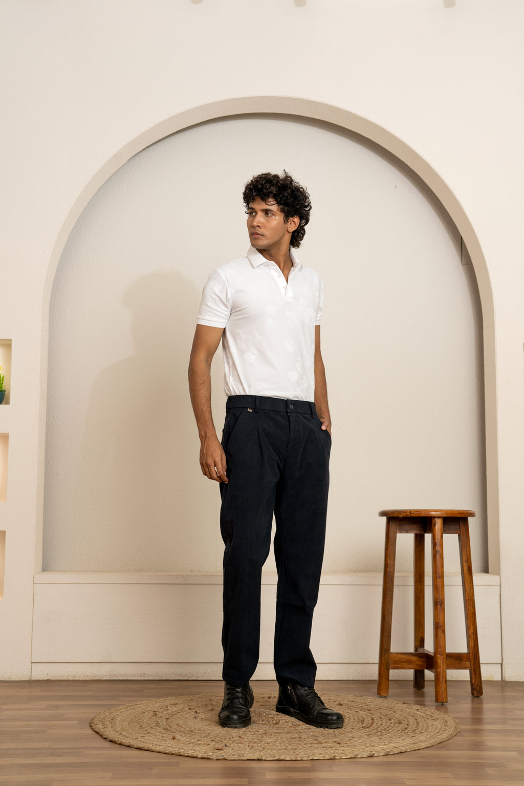 PRAYAG II Trousers - Dark Indigo