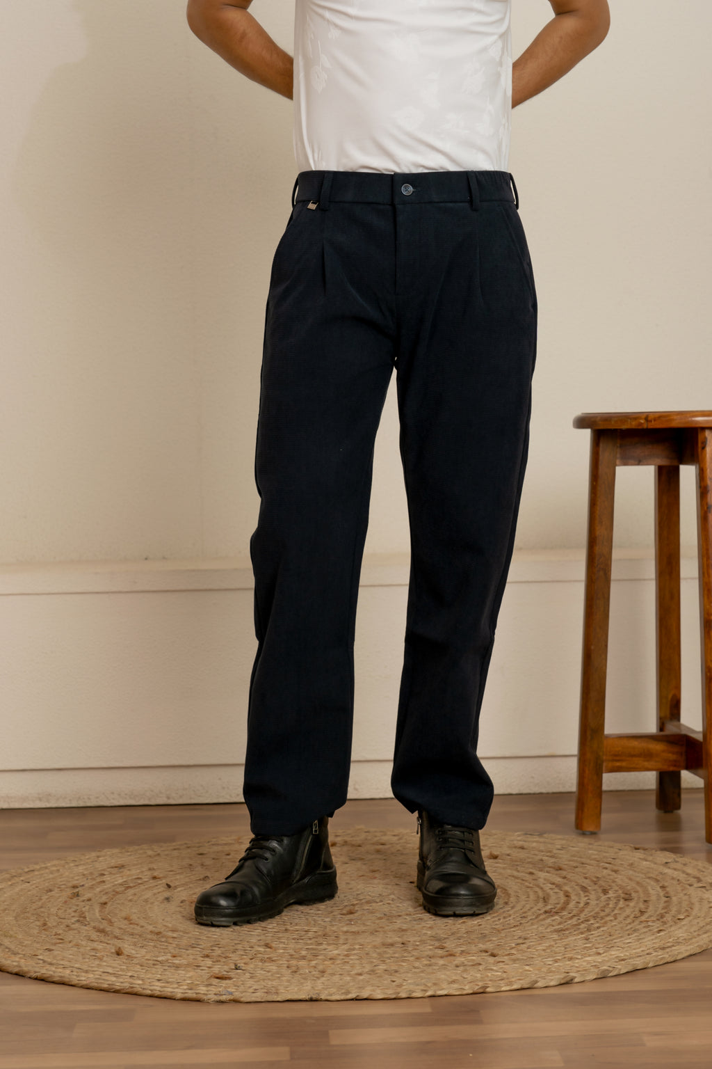 PRAYAG II Trousers - Dark Indigo