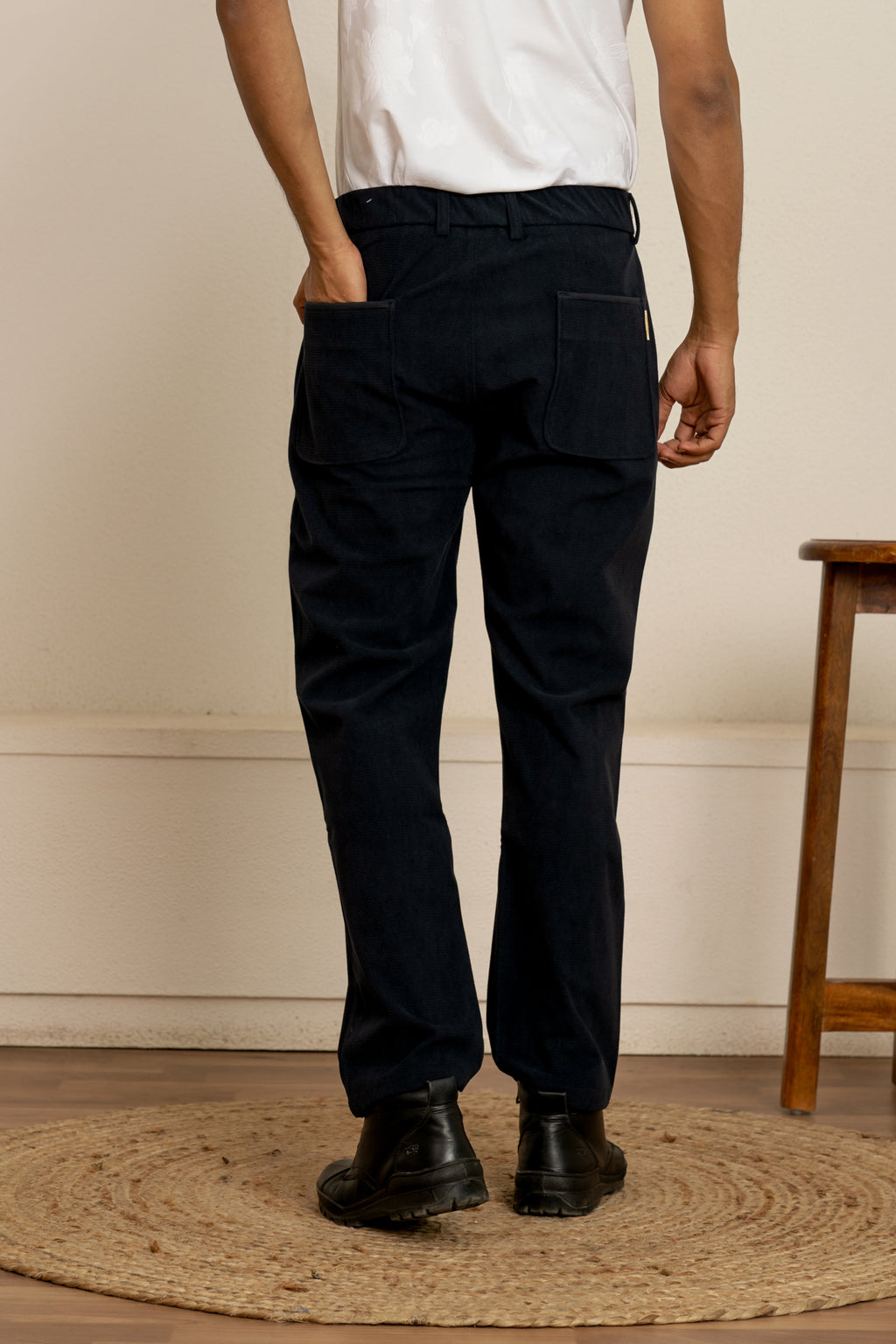 PRAYAG II Trousers - Dark Indigo