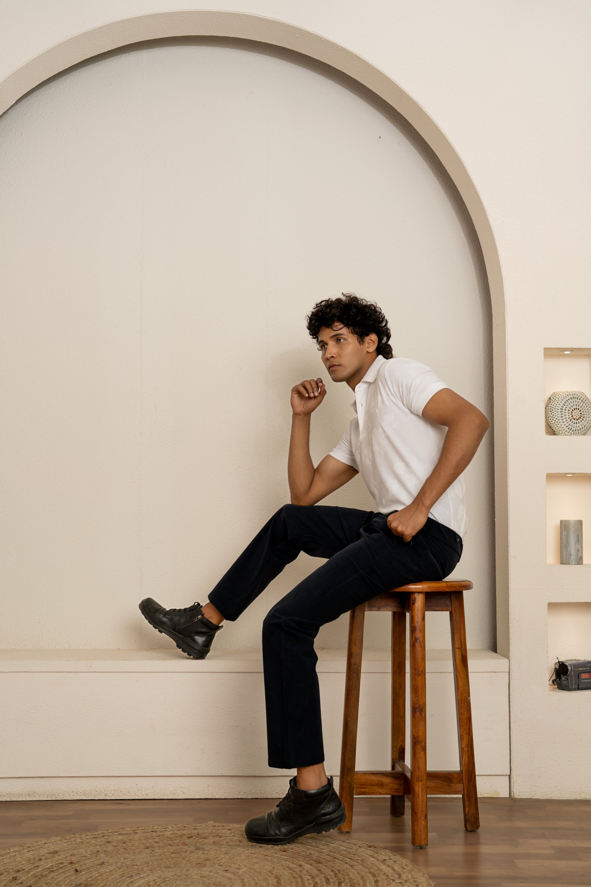 PRAYAG II Trousers - Dark Indigo