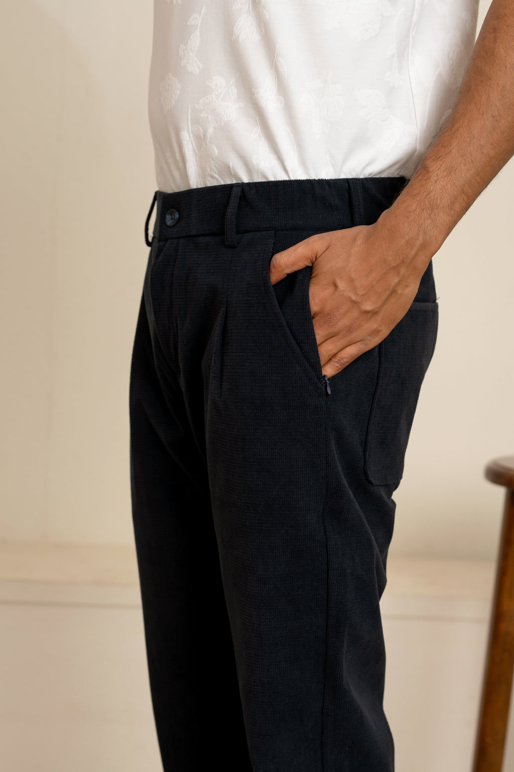 PRAYAG II Trousers - Dark Indigo