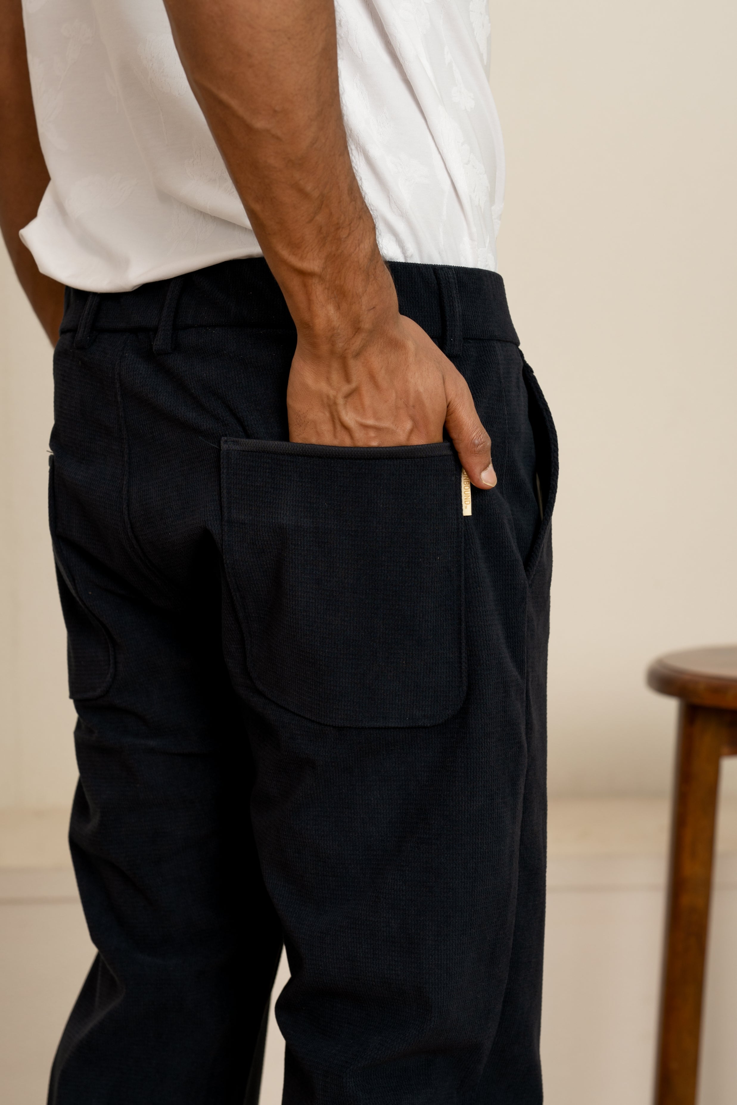 PRAYAG II Trousers - Dark Indigo