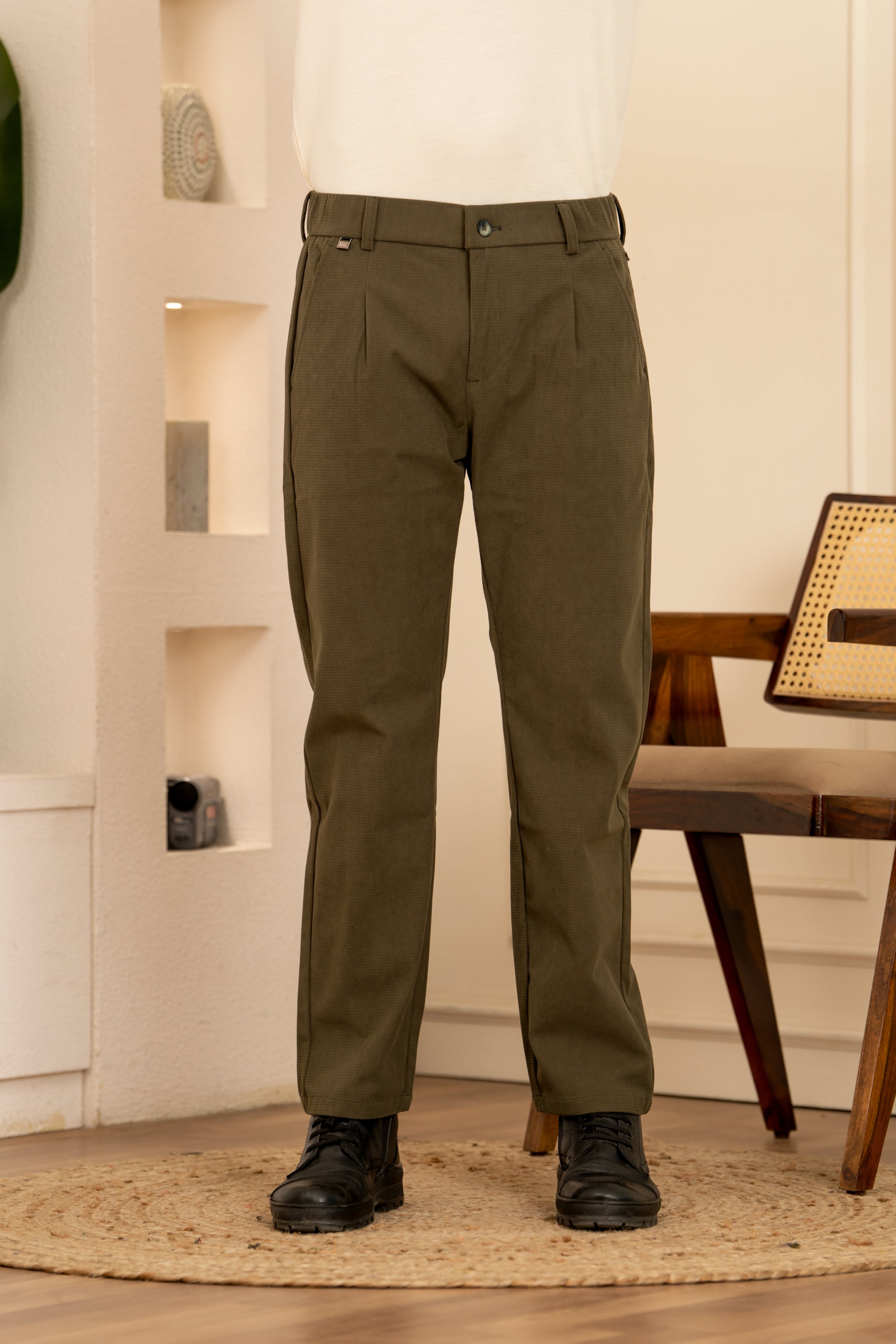 PRAYAG II Trousers - Olive
