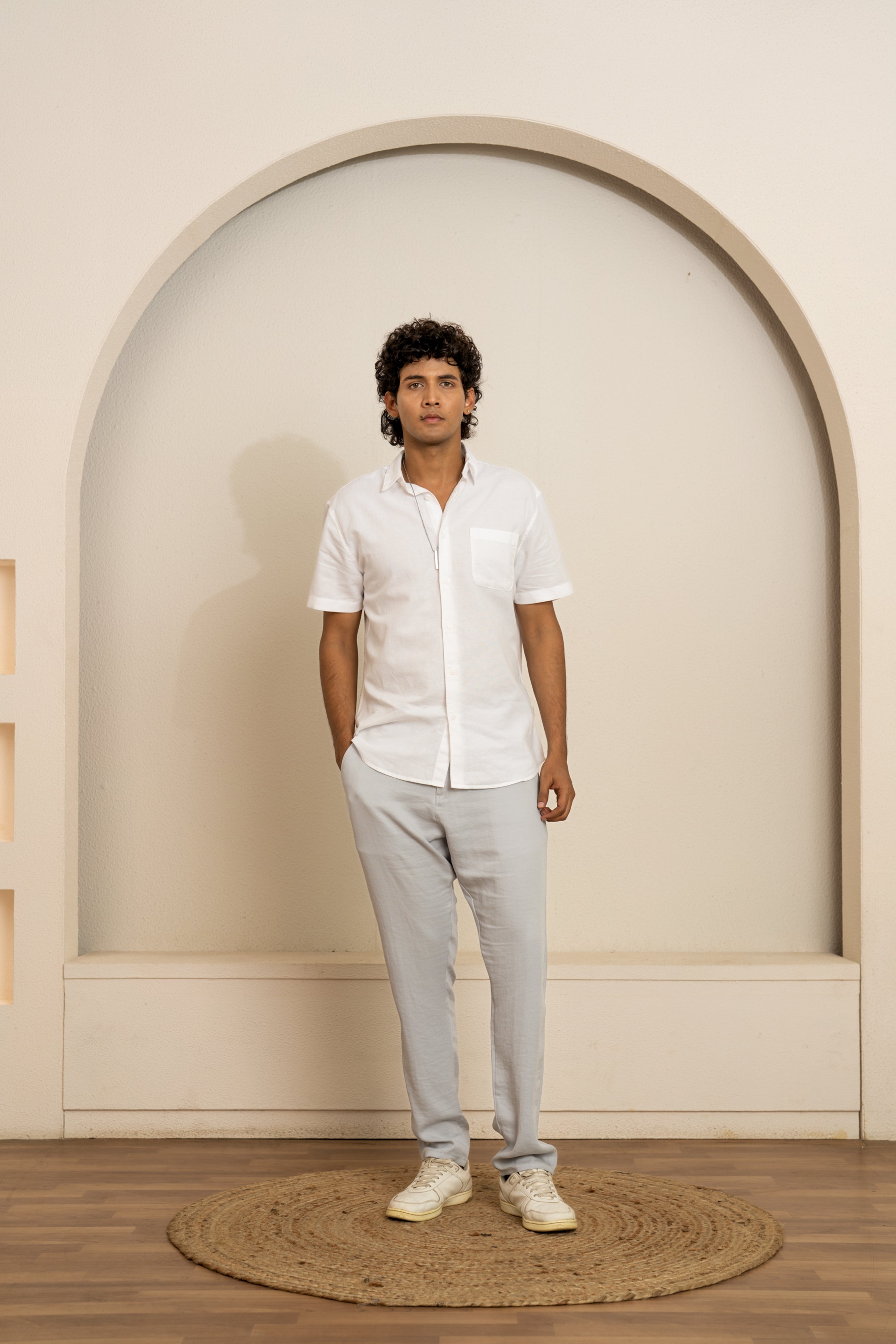 PRAYAG I Trousers - Sky