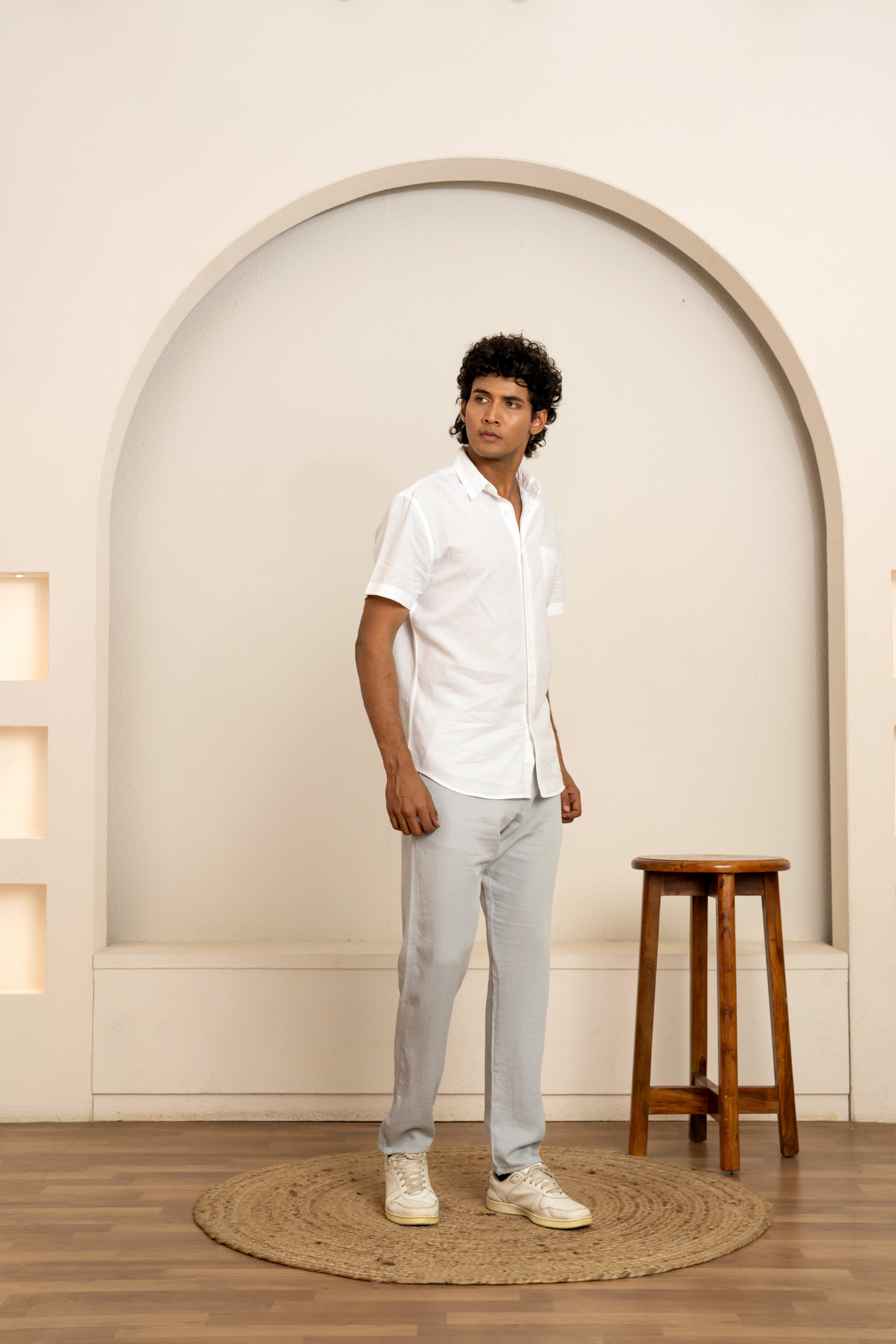 PRAYAG I Trousers - Sky