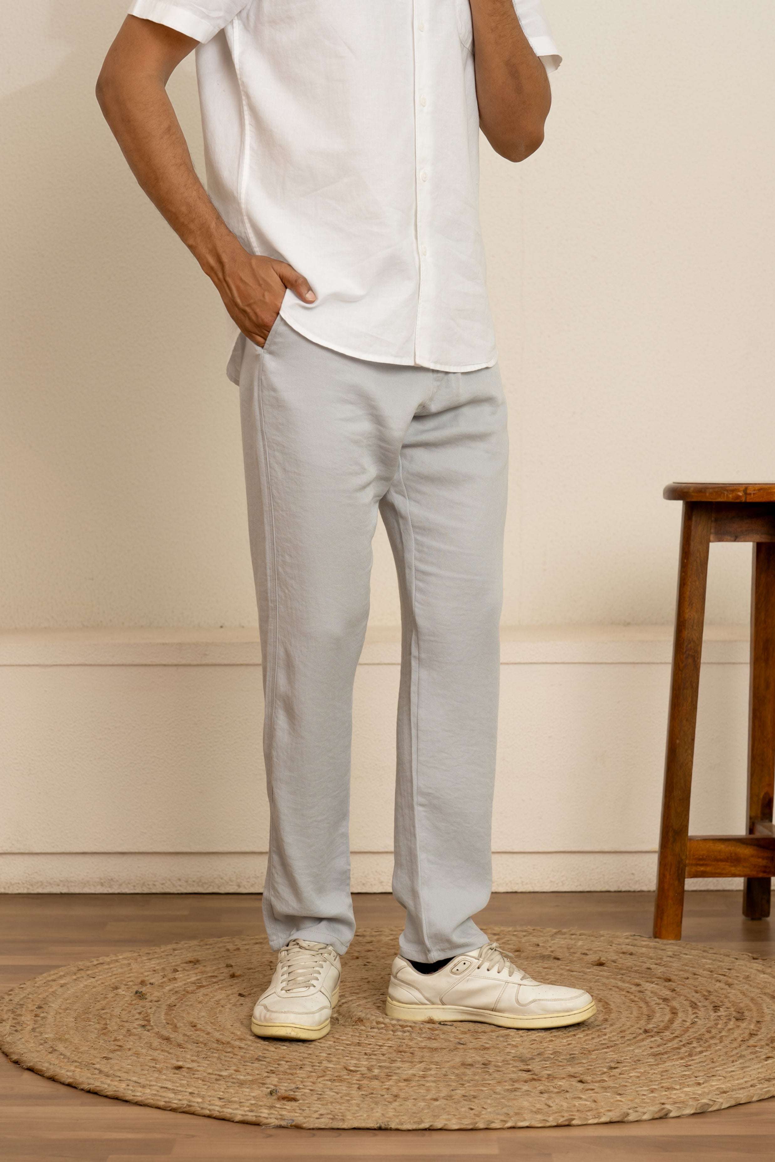 PRAYAG I Trousers - Sky
