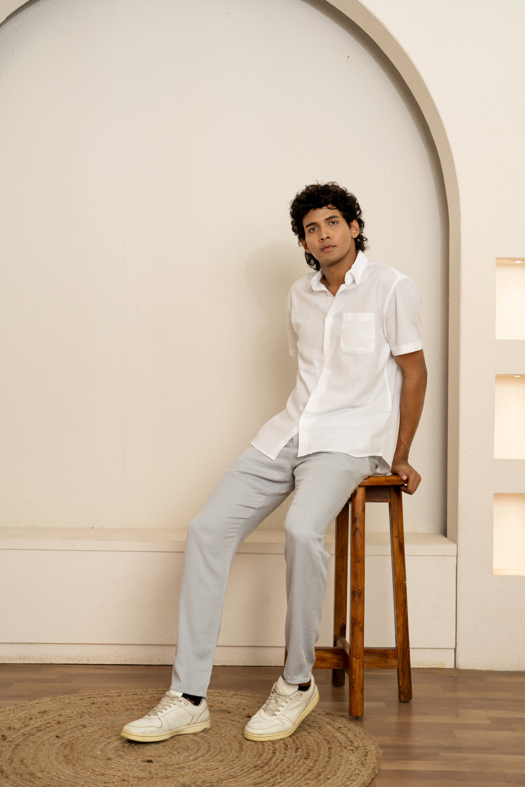 PRAYAG I Trousers - Sky