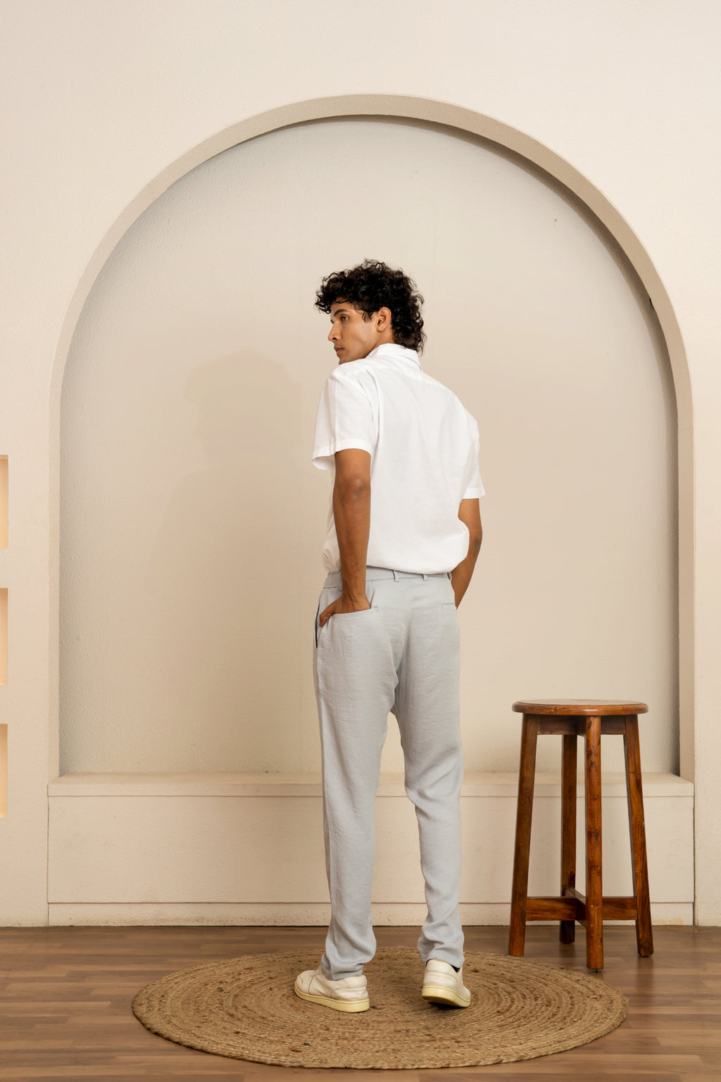 PRAYAG I Trousers - Sky