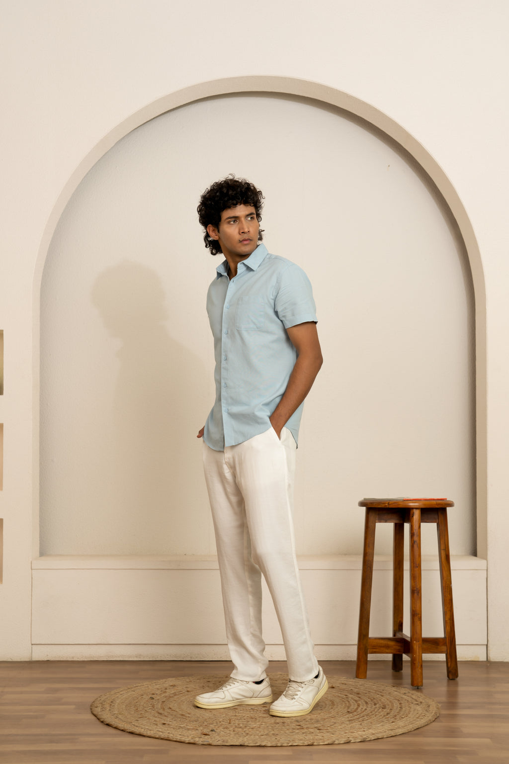 PRAYAG I Trouser - White