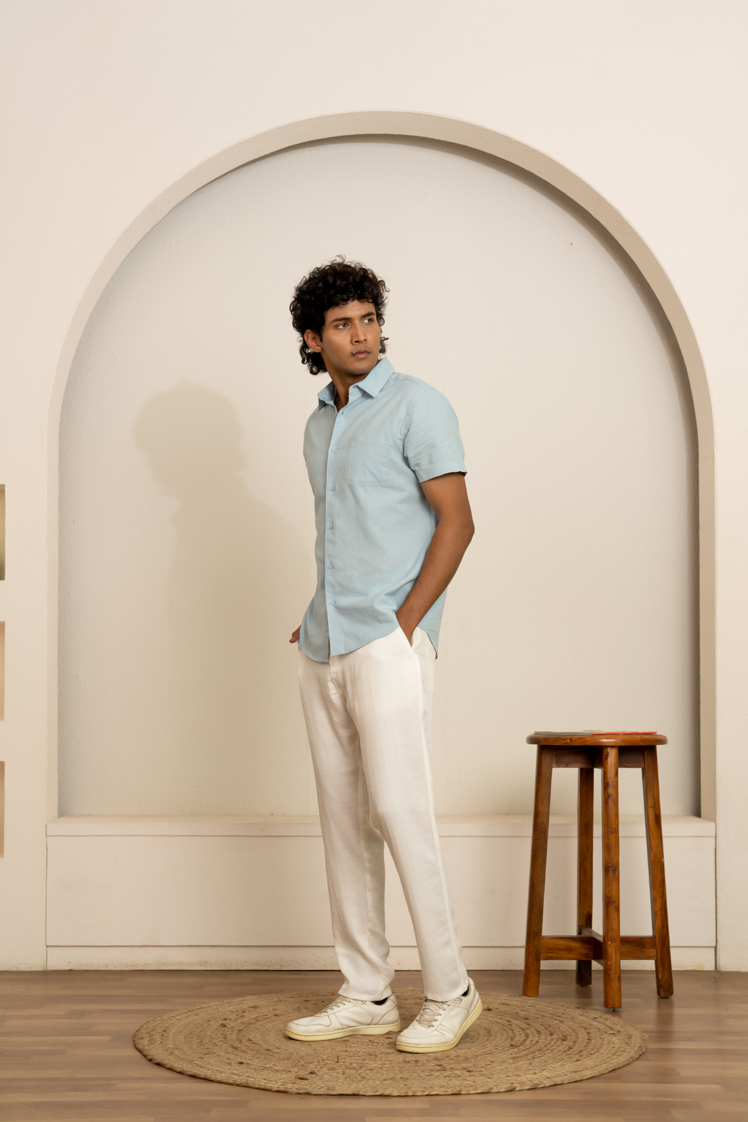 PRAYAG I Trouser - White