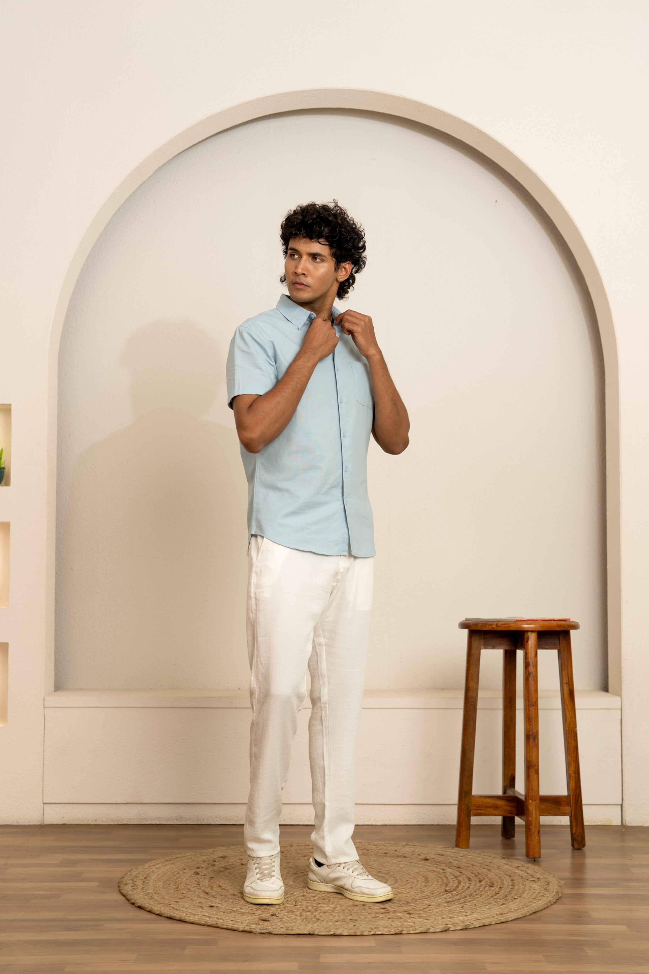 PRAYAG I Trouser - White