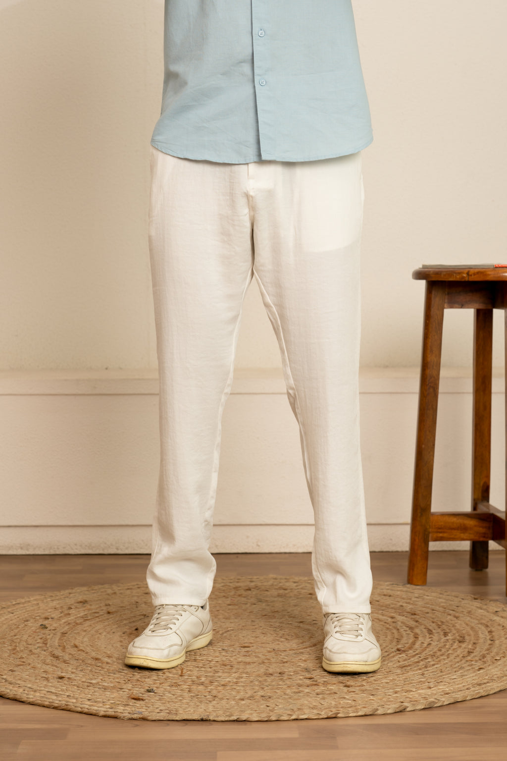 PRAYAG I Trouser - White