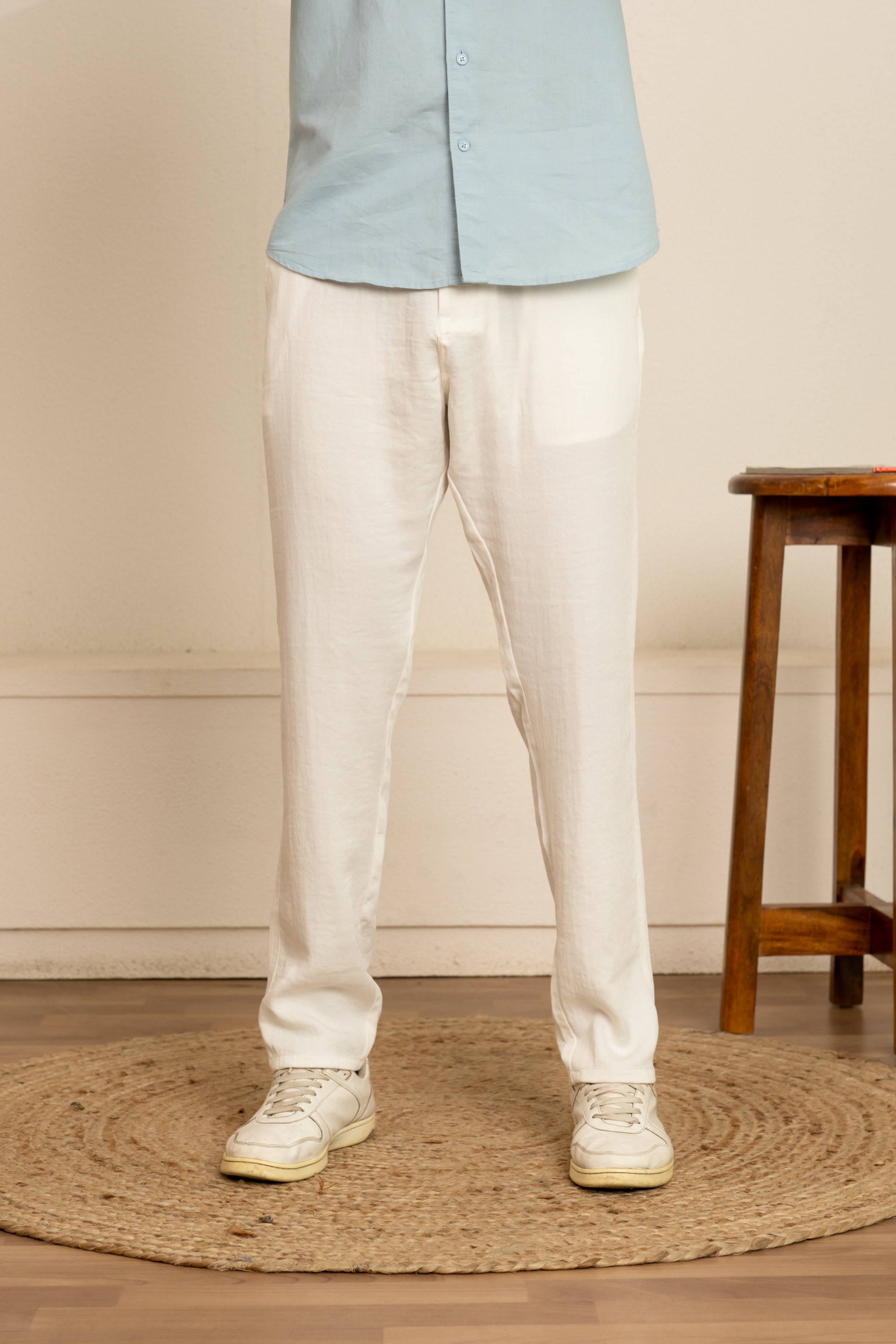 PRAYAG I Trouser - White
