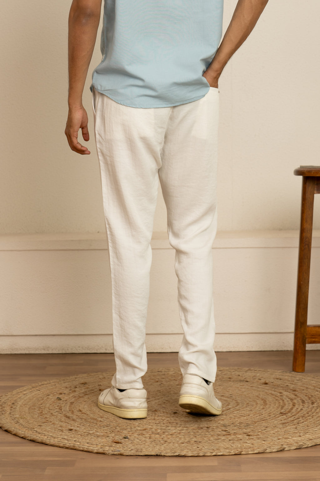 PRAYAG I Trouser - White