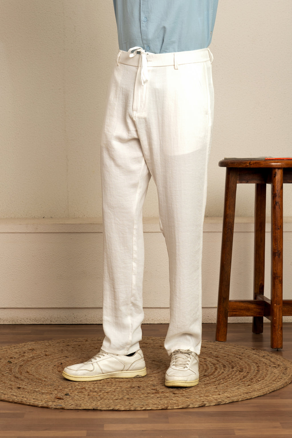 PRAYAG I Trouser - White