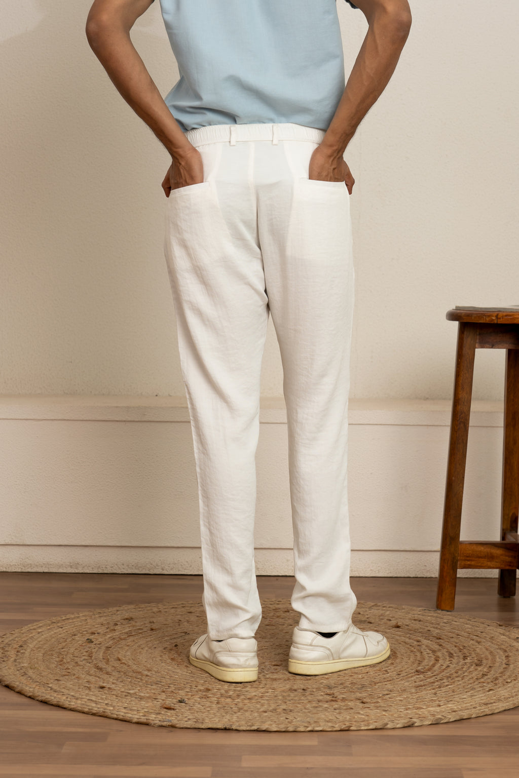 PRAYAG I Trouser - White
