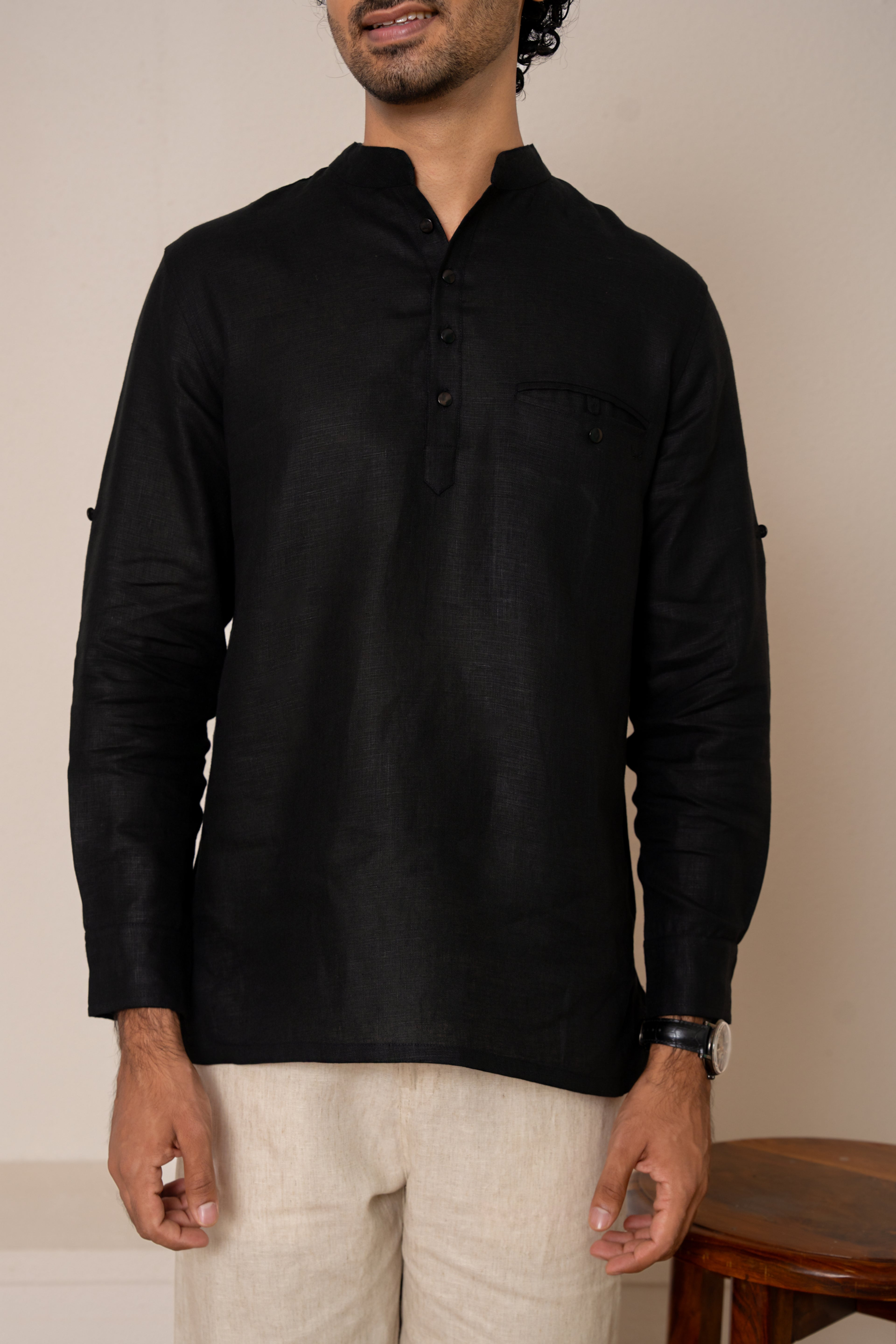 AWADH Kurtas - Black