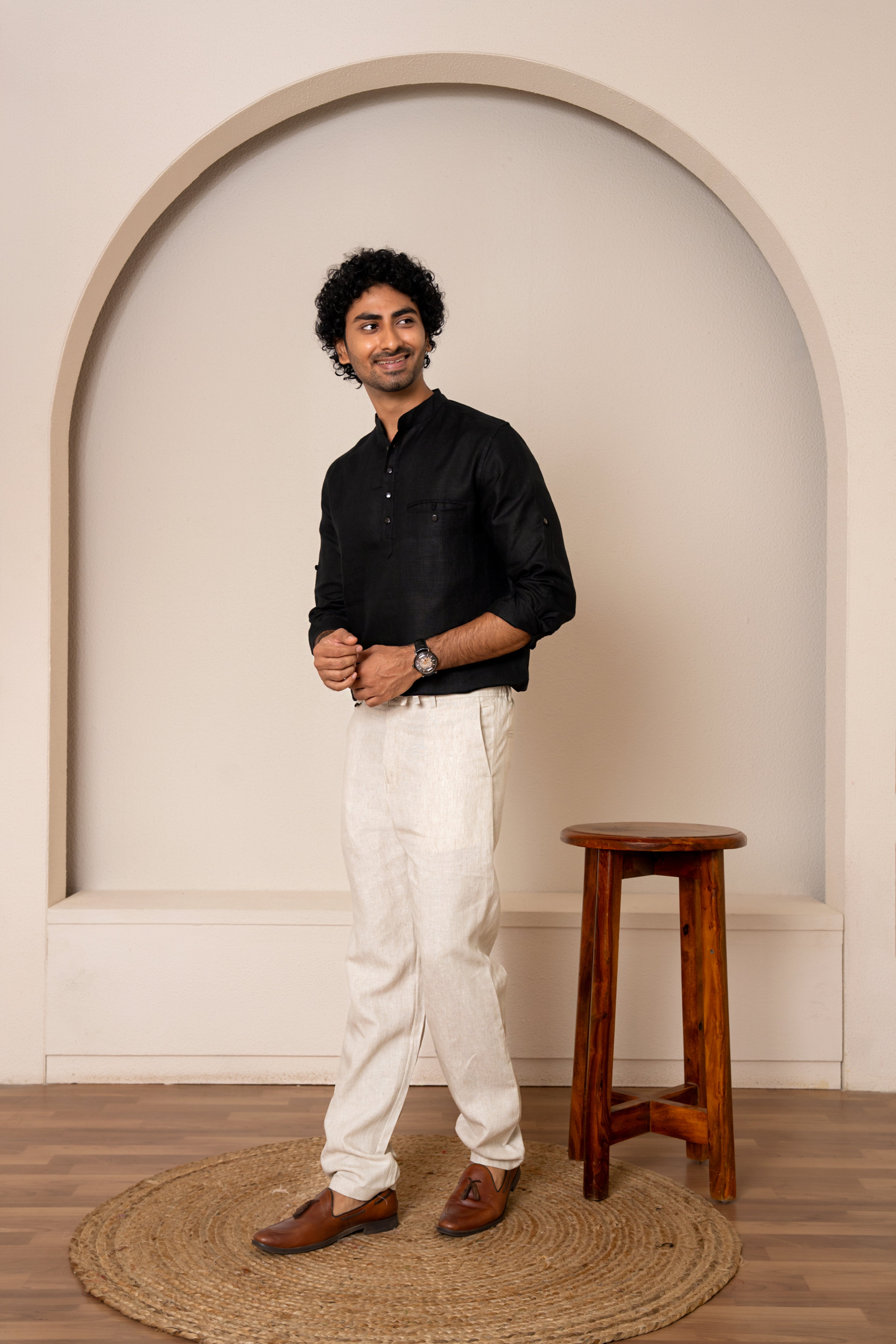 AWADH Kurtas - Black