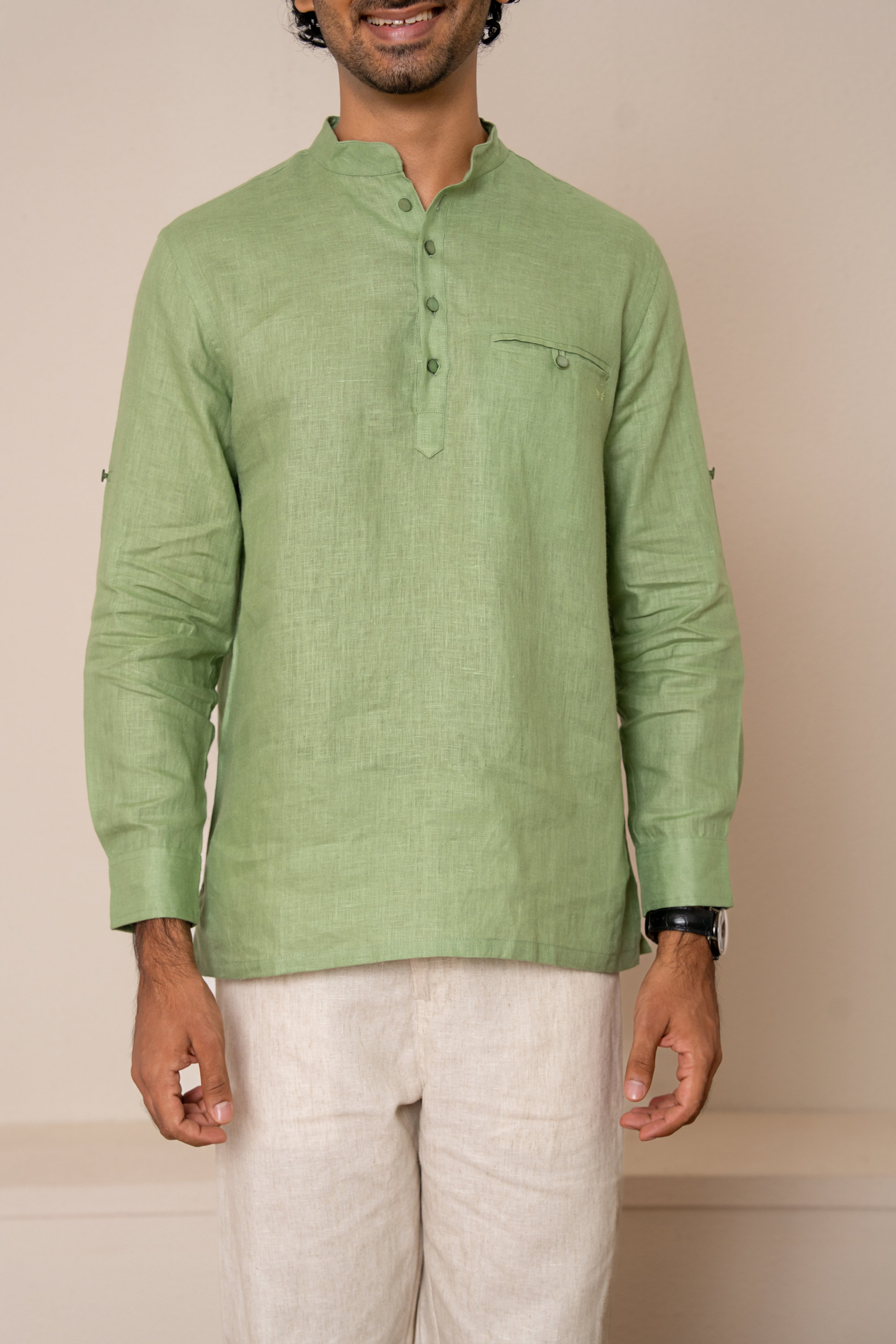 AWADH Kurtas - Pistachio