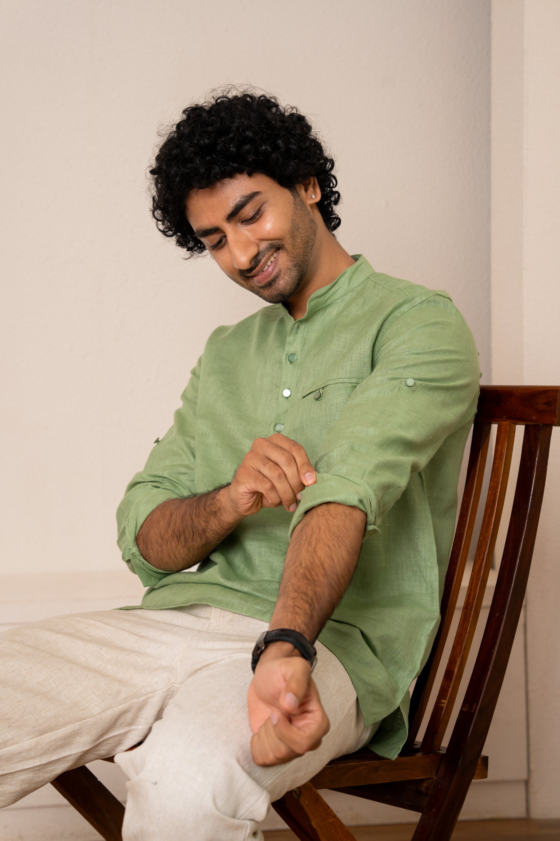 AWADH Kurtas - Pistachio