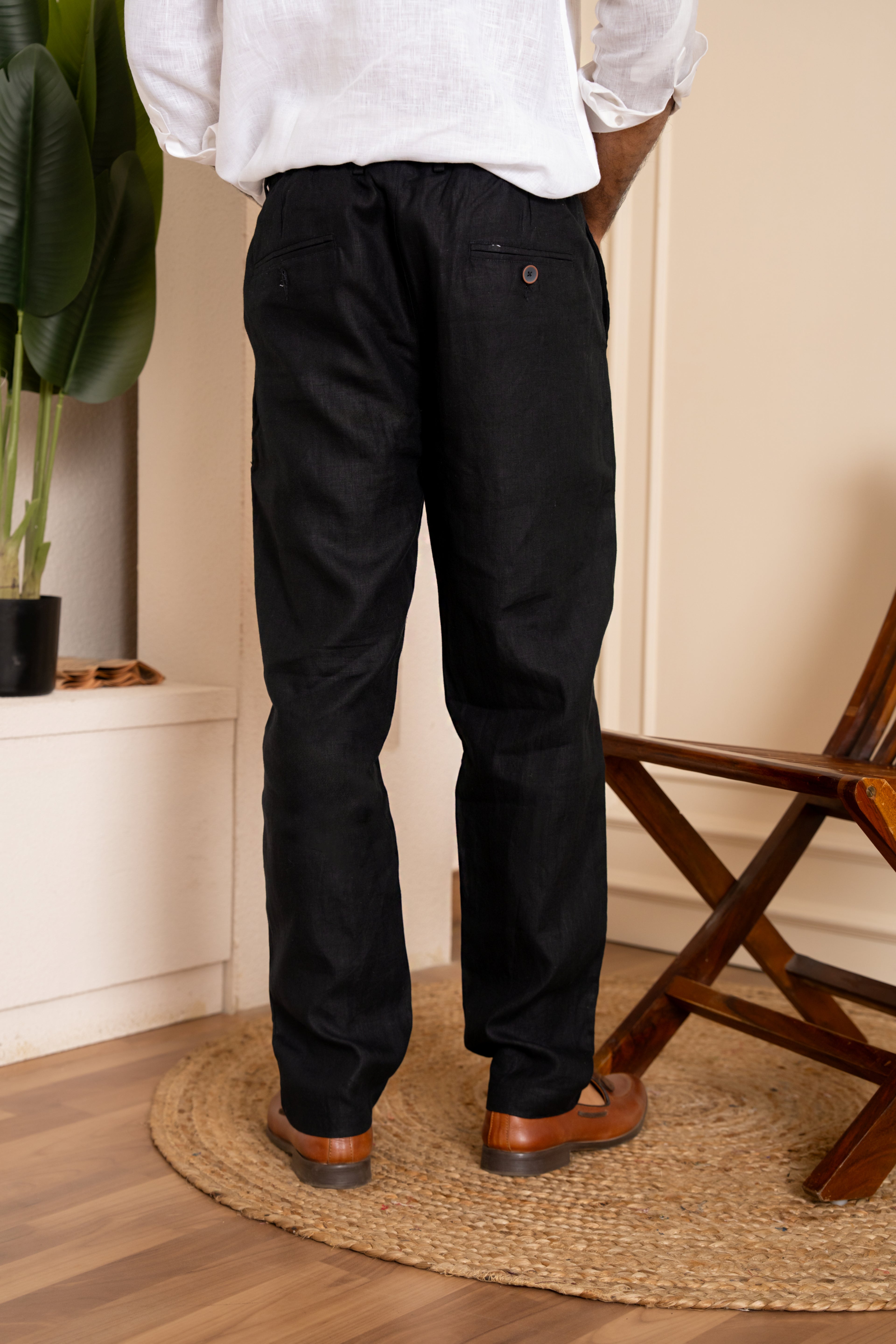 AWADH Trousers - Black